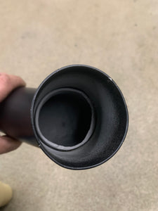 2 1/2 Intake pipe recirculating coated black