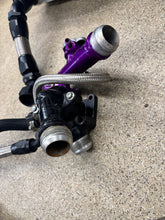 Load image into Gallery viewer, Chase bays tucked aluminum Radiator setup with the an lines.