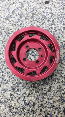 Red Perrin Crank Pulley - EVO
