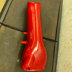 3” recirculated Intake pipe - powdercoated metallic red